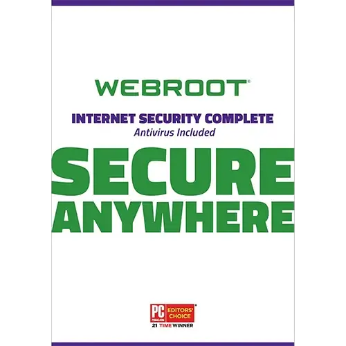 Webroot SecureAnywhere Internet Security Complete